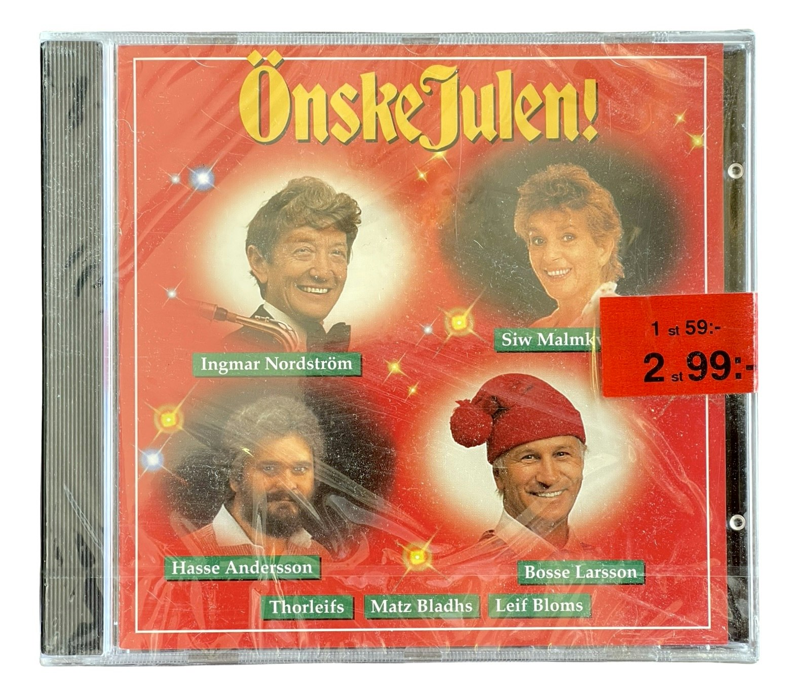 ÖnskeJulen! - Anna-Lena Löfgren, Strealers, Berth Idoffs, Thorleifs, Inplastad CD Ny