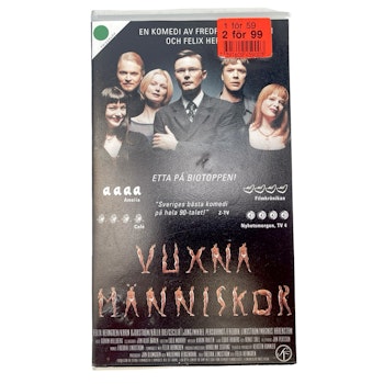 Dorośli, zapakowany film VHS