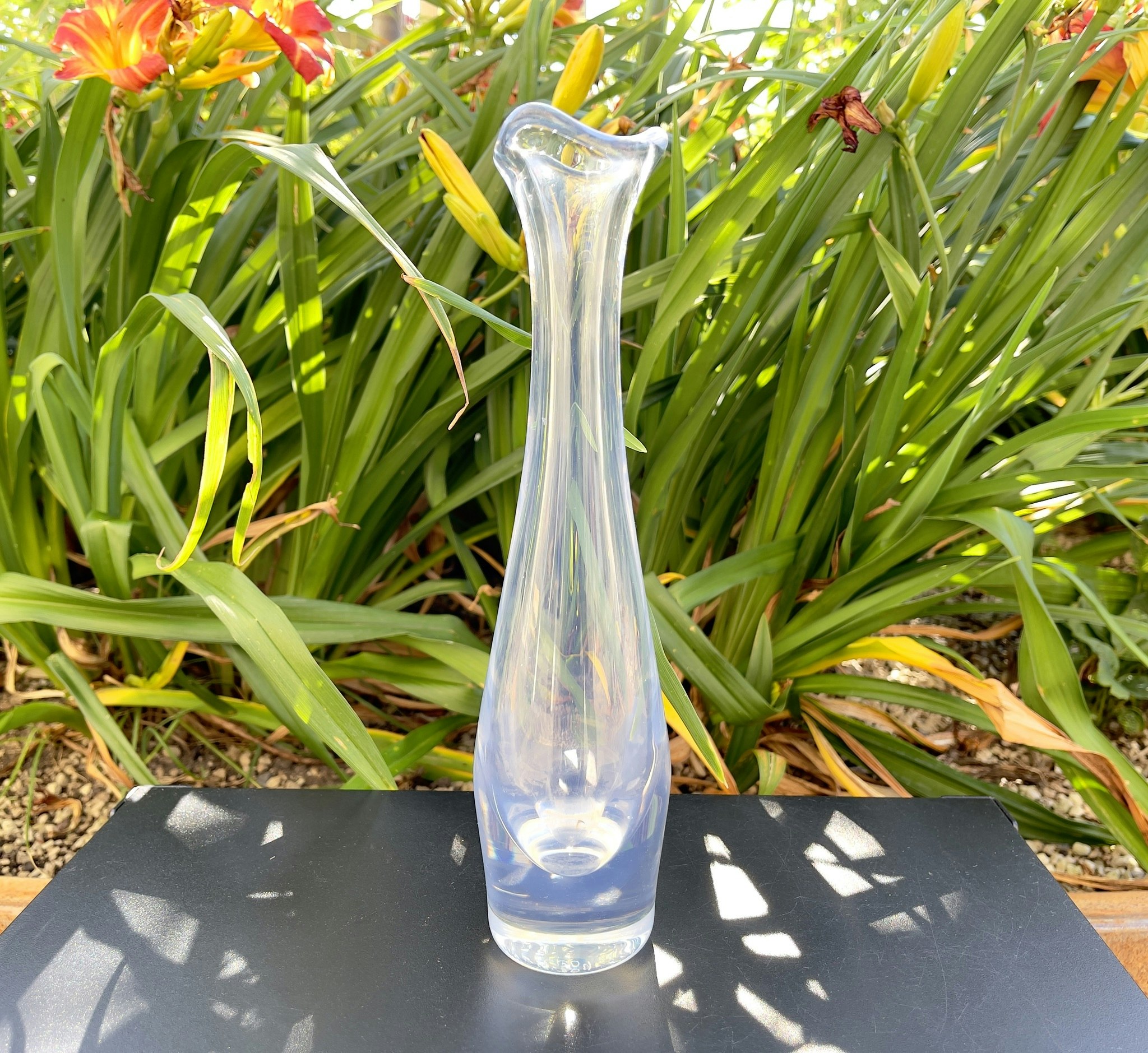 SVEN PALMQVIST. VAS, glas, Orrefors, Selena, signerad