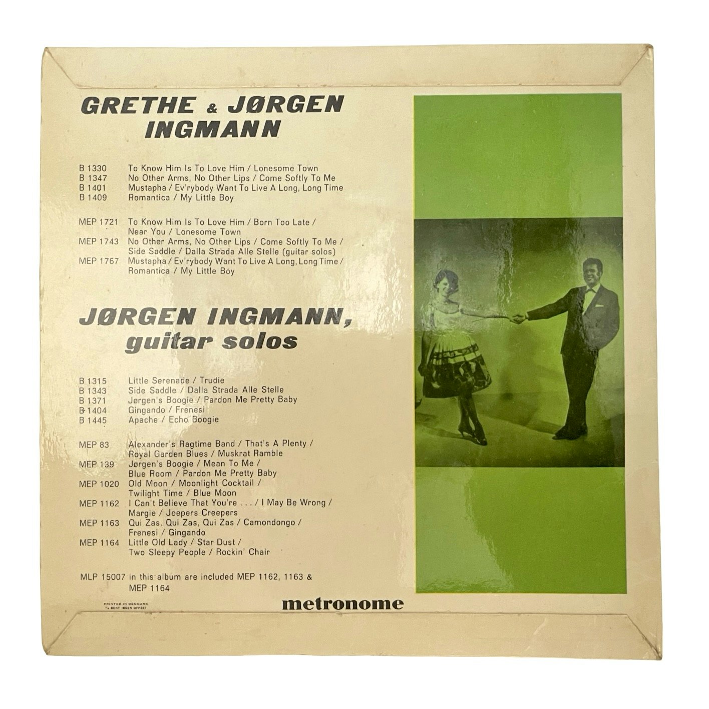 Jörgen Ingmann - Pepe Apache, Echo Boogie ,Amorada, Vinyl EP