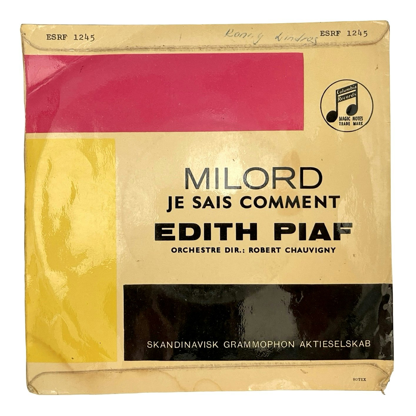 Milord - Edith Piaf, Vinyl EP