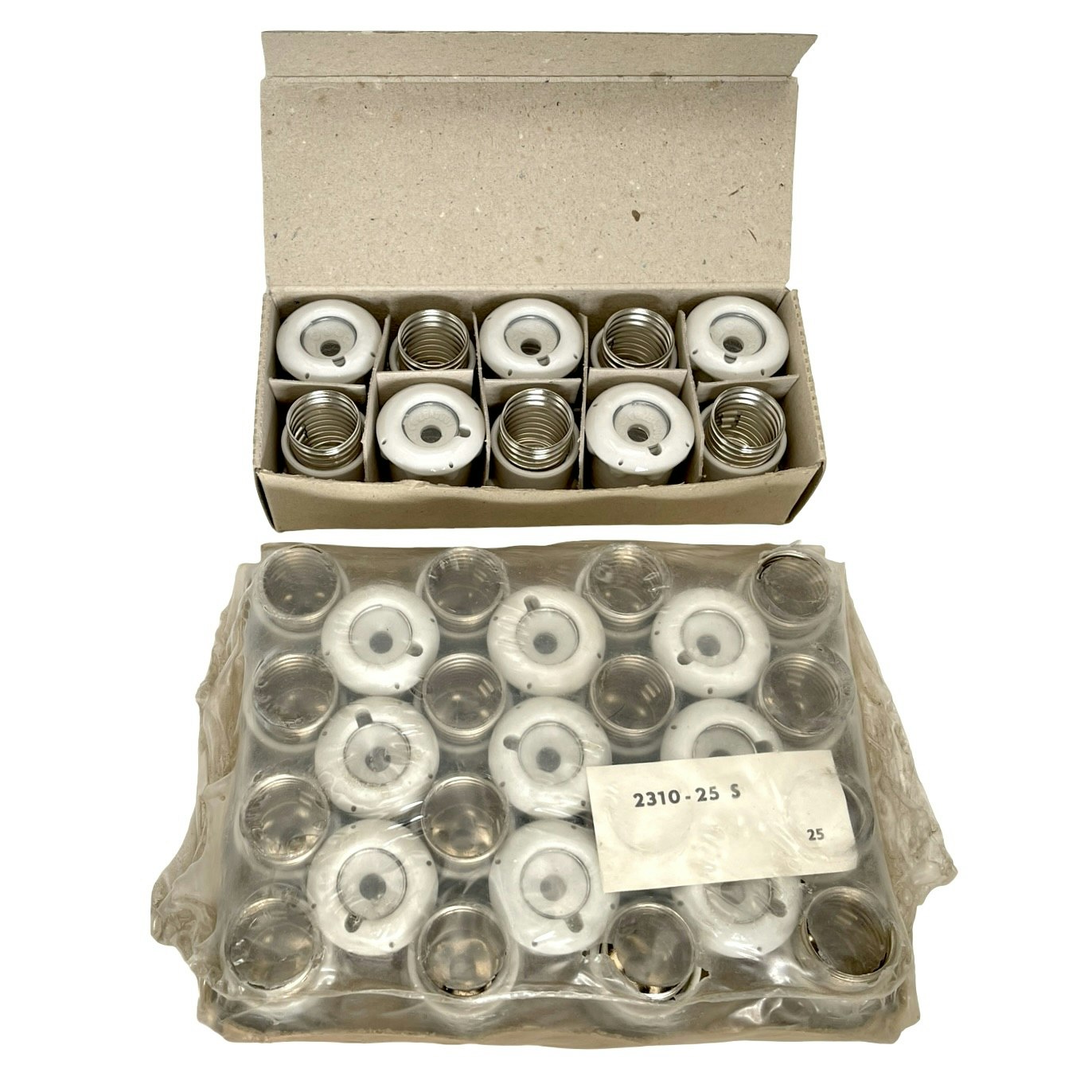 35 st, Propphuvar med testhål KII 500V m.m.