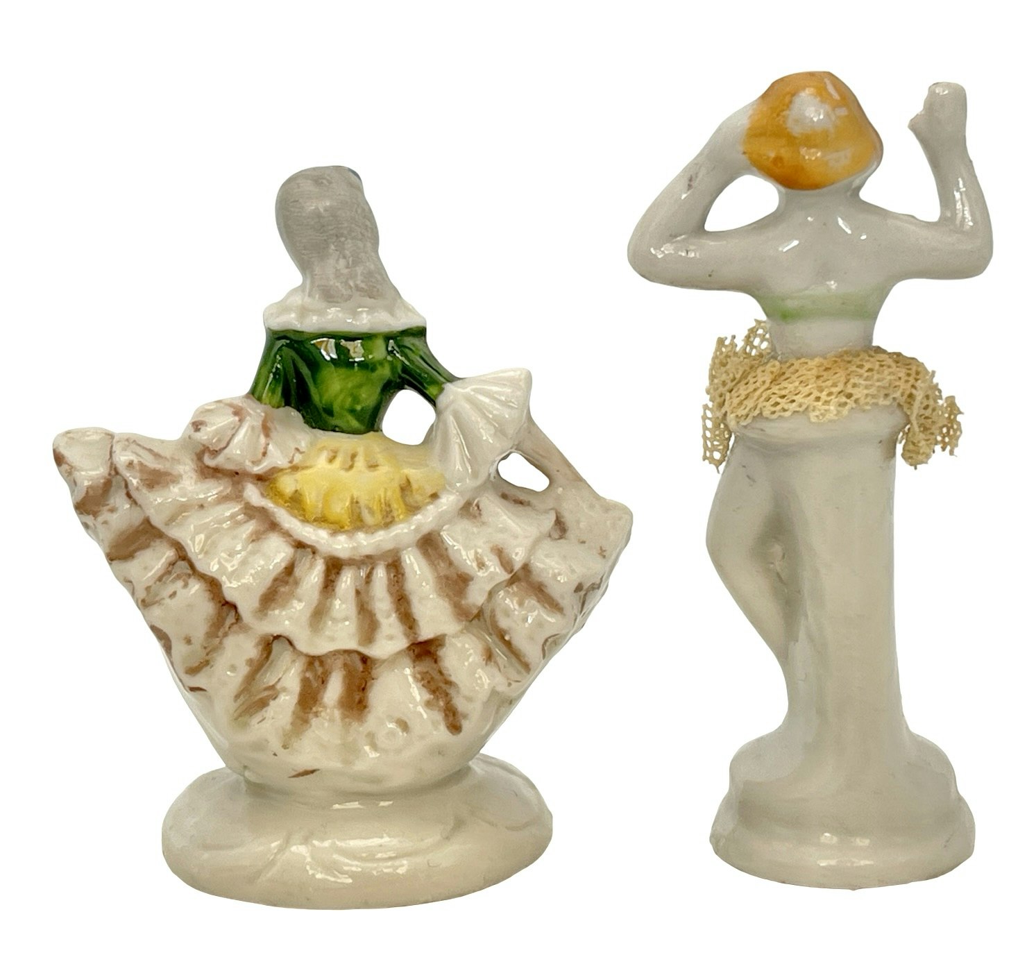 Antikt Miniatyr porslin figurer