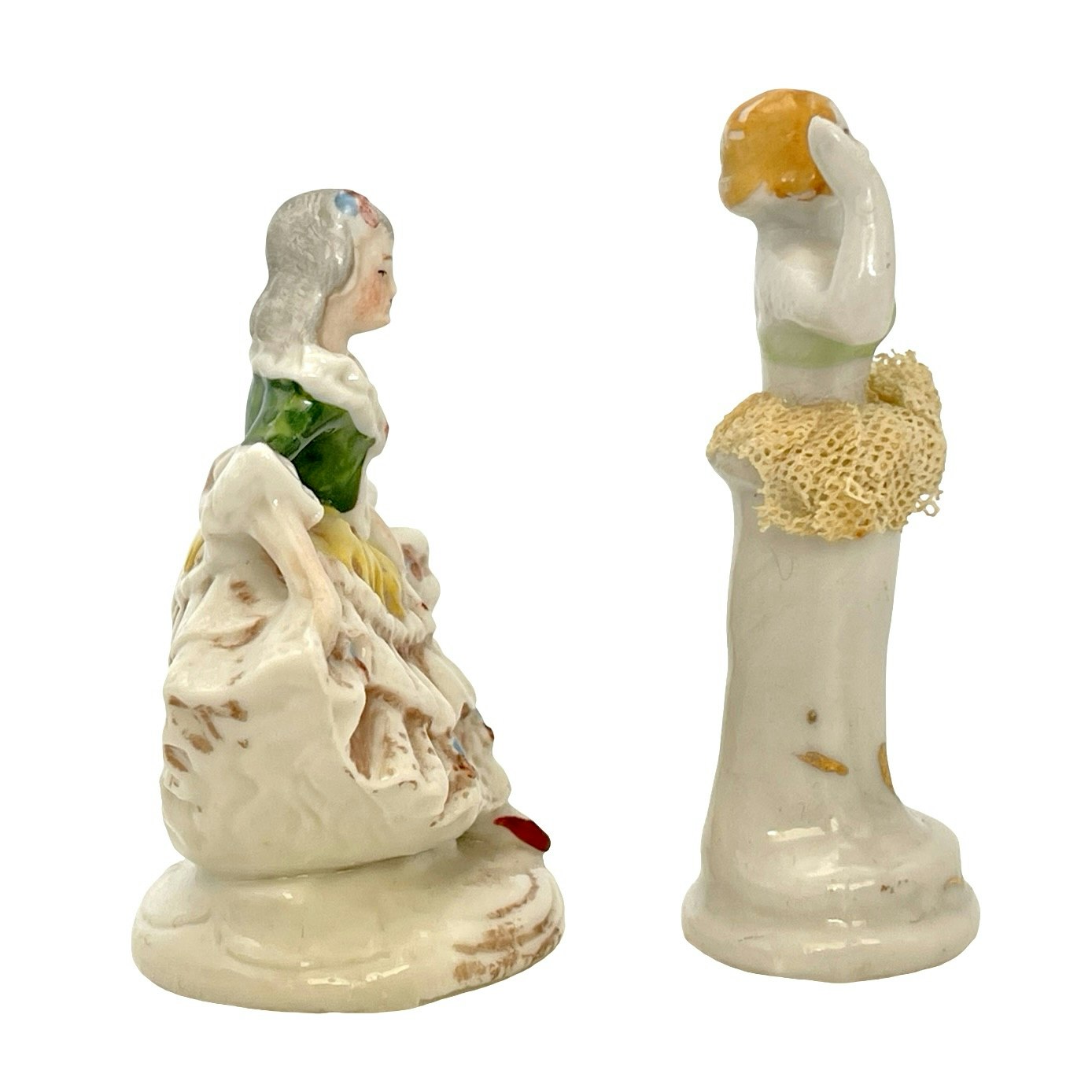 Antikt Miniatyr porslin figurer