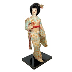 Vintage Japansk Geisha Docka
