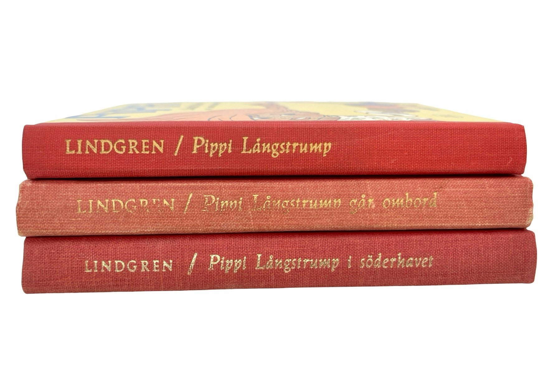 3 BÖCKER - Pippi Långstrump 1969 Astrid Lindgren