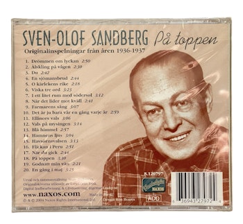 Sven-Olof Sandberg – På Toppen, Inplastad 2004 CD Ny