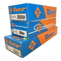 3 st, Roco 44508, 4207S, 4213 HO skala, Modelljärnvägsvagnar