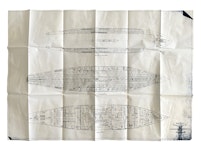 Kockums ”Tågfärjan Malmöhus” Ritningar 1945 & Spantruta 1942