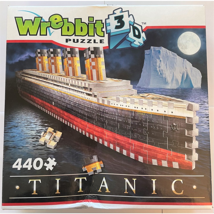 Titanic 3D-pussel 440 bitar (skadad kartong)