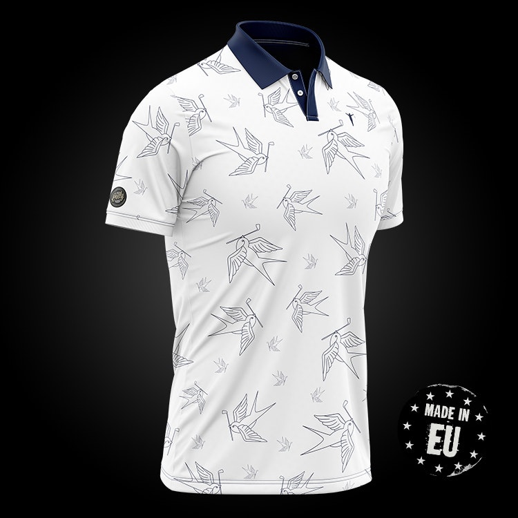 GOLF LOGO "BIRDIE" PIKÉ VIT