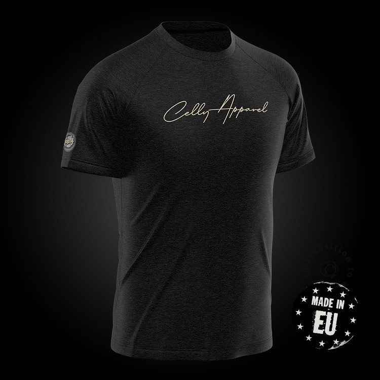 PADEL "SCRIPT" T-SHIRT SVART