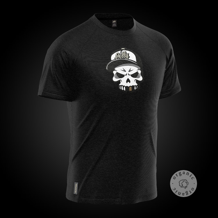 CELLY "SKULL" T-SHIRT SVART