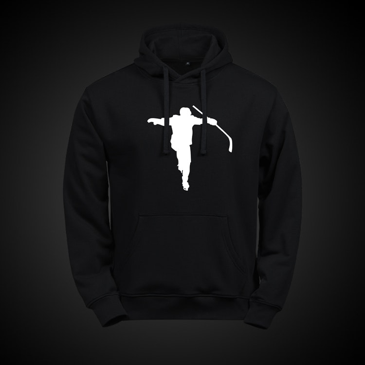 HOCKEY "PLAYER" HOODIE BLACK