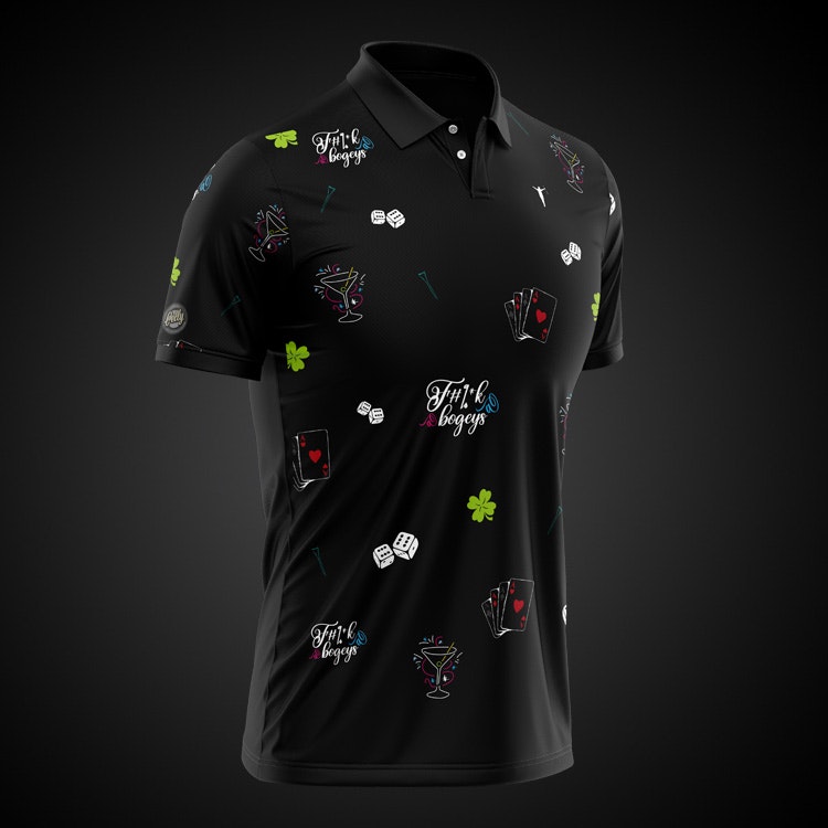 GOLF LOGO "LUCKY" PIKÉ