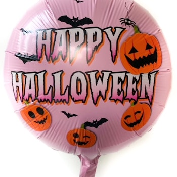 Folieballong Pumpa - Happy Halloween