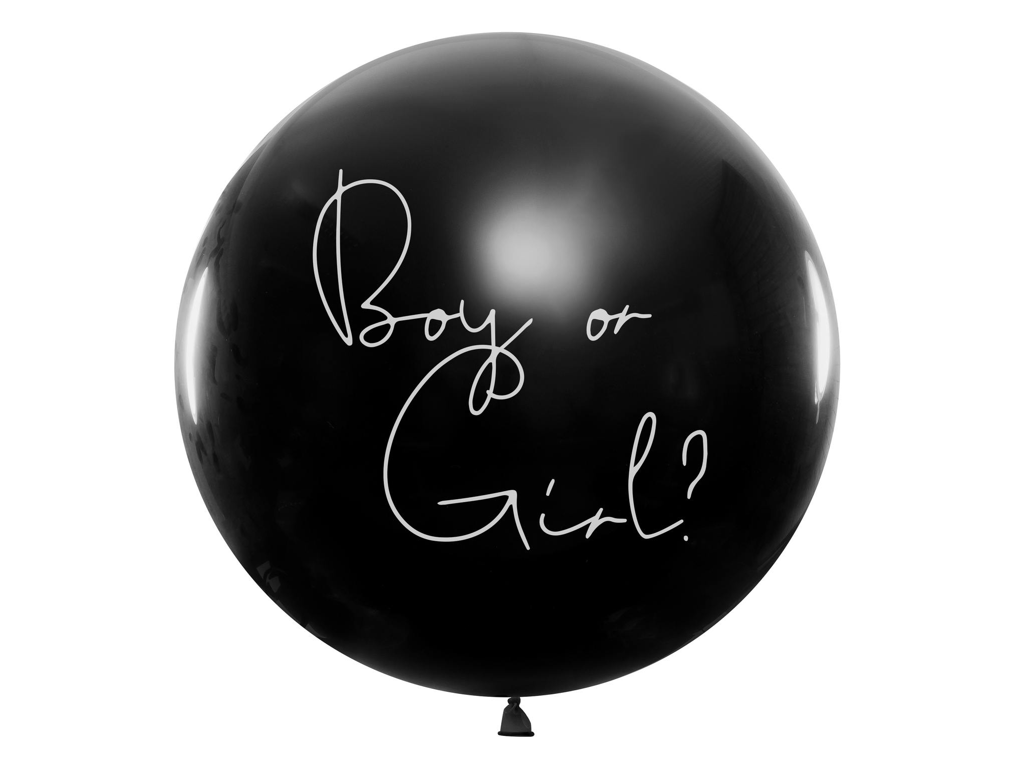 Heliumfylld gender reveal ballong - BABY GIRL
