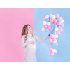 Heliumfylld ballong - Pastell babyrosa