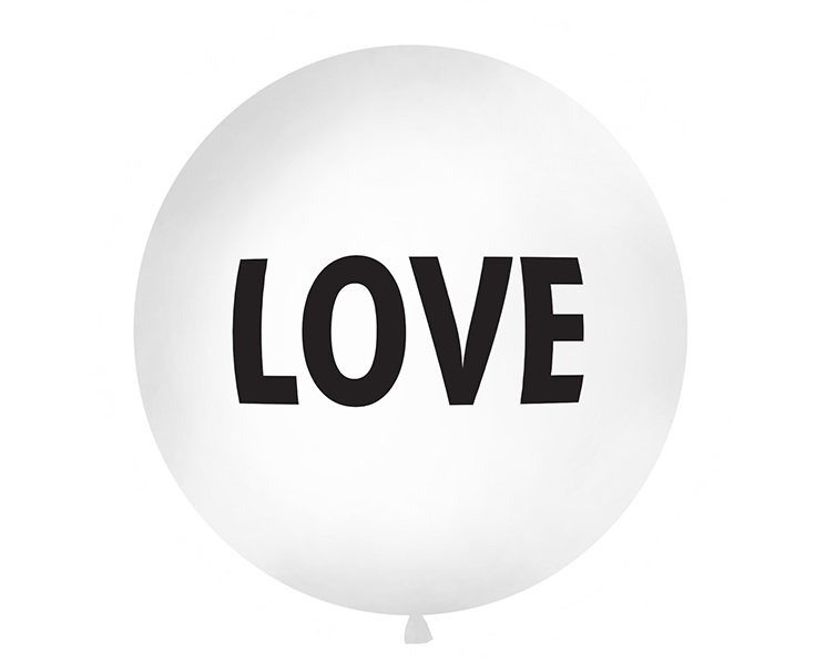 Heliumfylld Jätteballong - LOVE