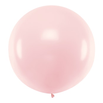 Heliumfylld Jätteballong - Ljusrosa 1 m