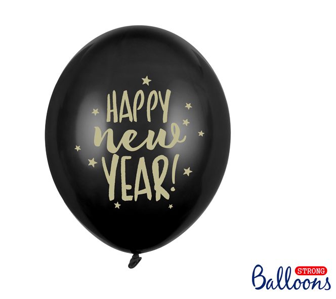 Heliumfylld ballong - HAPPY NEW YEAR