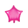 Heliumfylld Folieballong - Rosa stjärna