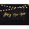 Happy New Year - Guld banner