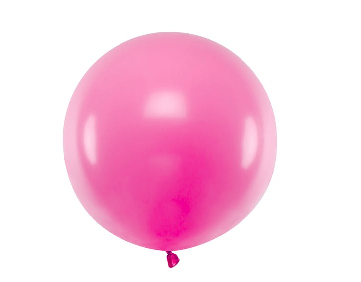 Jätteballong -  Pastell fuchsia 60 cm