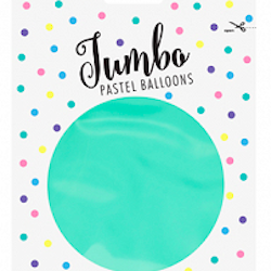 Jätteballong -  Pastell  ljus mint 60 cm