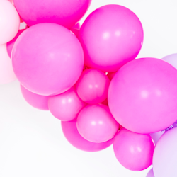 Ballong - Pastell fuchsia 12 cm / 30 cm