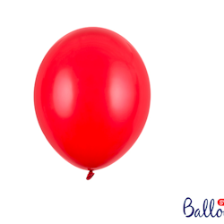 Ballong - Pastell vallmoröd 12 cm / 30 cm