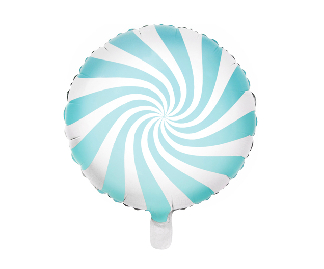 Folieballong - Godis ljusblå 35 cm