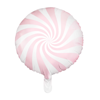 Folieballong - Godis ljusrosa 35 cm