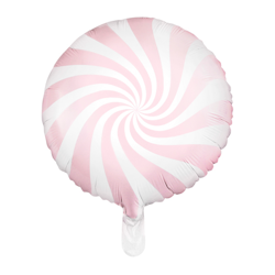 Folieballong - Godis ljusrosa 35 cm
