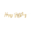 Happy Birthday - Guld banner