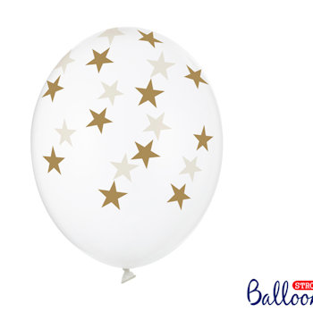 Ballong - Stjärnor & genomskinlig