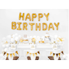 Folieballong - Happy Birthday guld ca. 3 meter