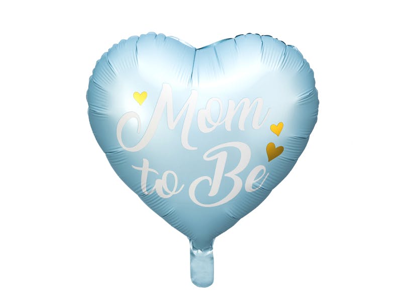 Folieballong - Mom to be blue