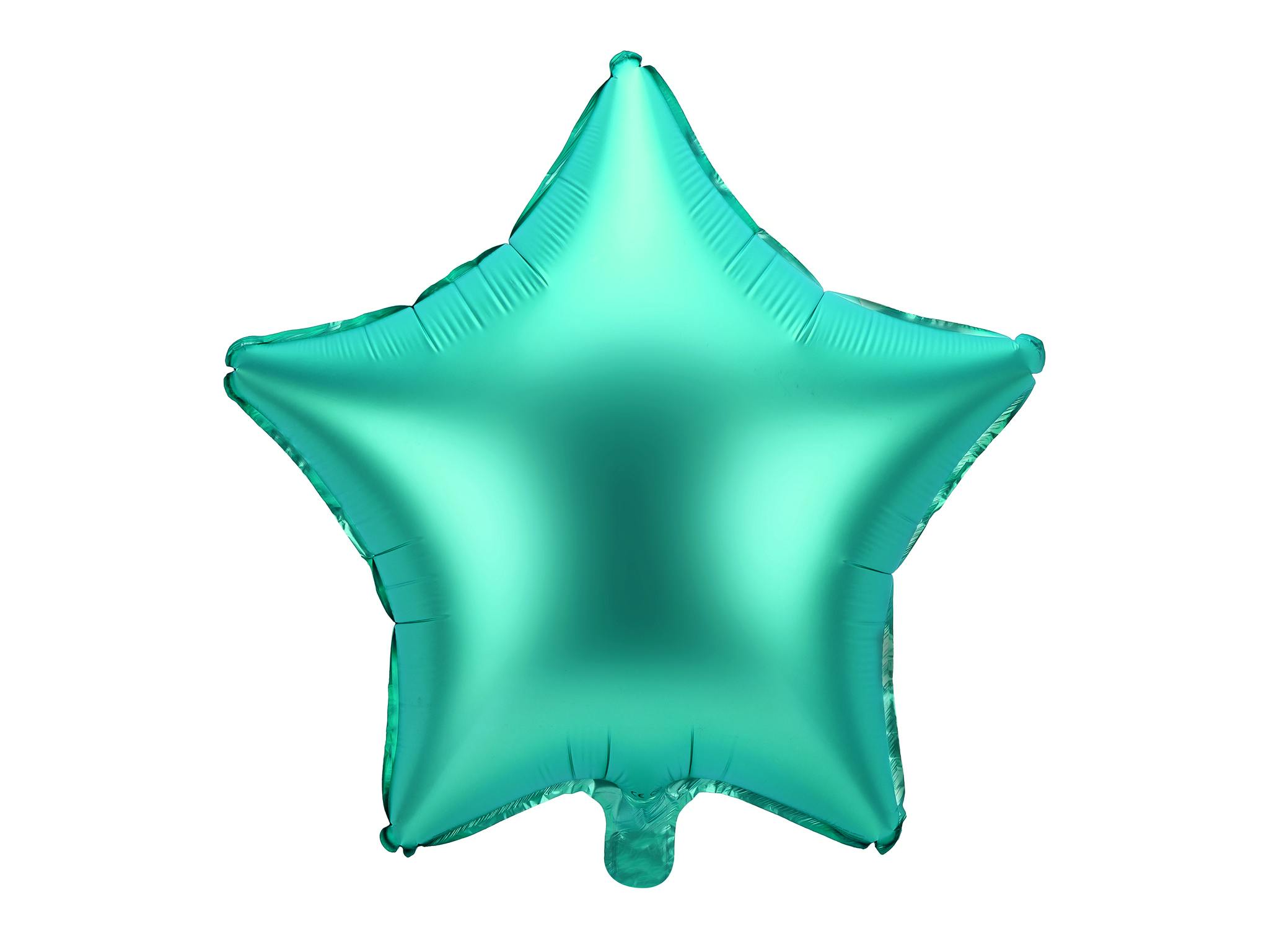 Folieballong - Grön stjärna