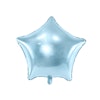 Heliumfylld Folieballong - Ljusblå stjärna