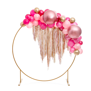 Heliumfylld Jätteballong - Chorme rosa