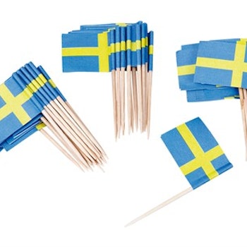 Partypicks - Svenska flaggan
