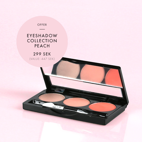 Eyeshadow collection Peach