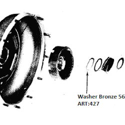 Jetaway Front Sun Gear to Internal Gear Bronze Washer 56-57