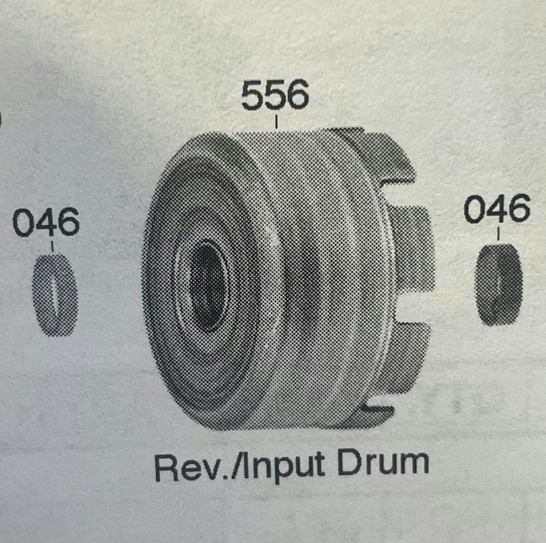 TH700 Bushing reverse drum (Front)