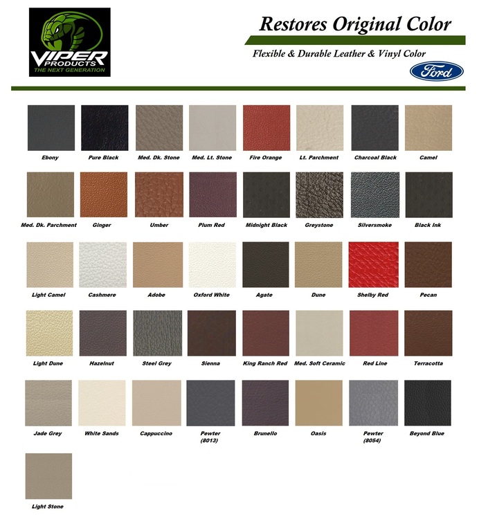 COLORCHART FORD