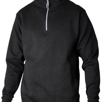 TS Sweatshirt Zip Svart stl S