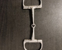 Ledat tränsbett med D-ringar 13 cm