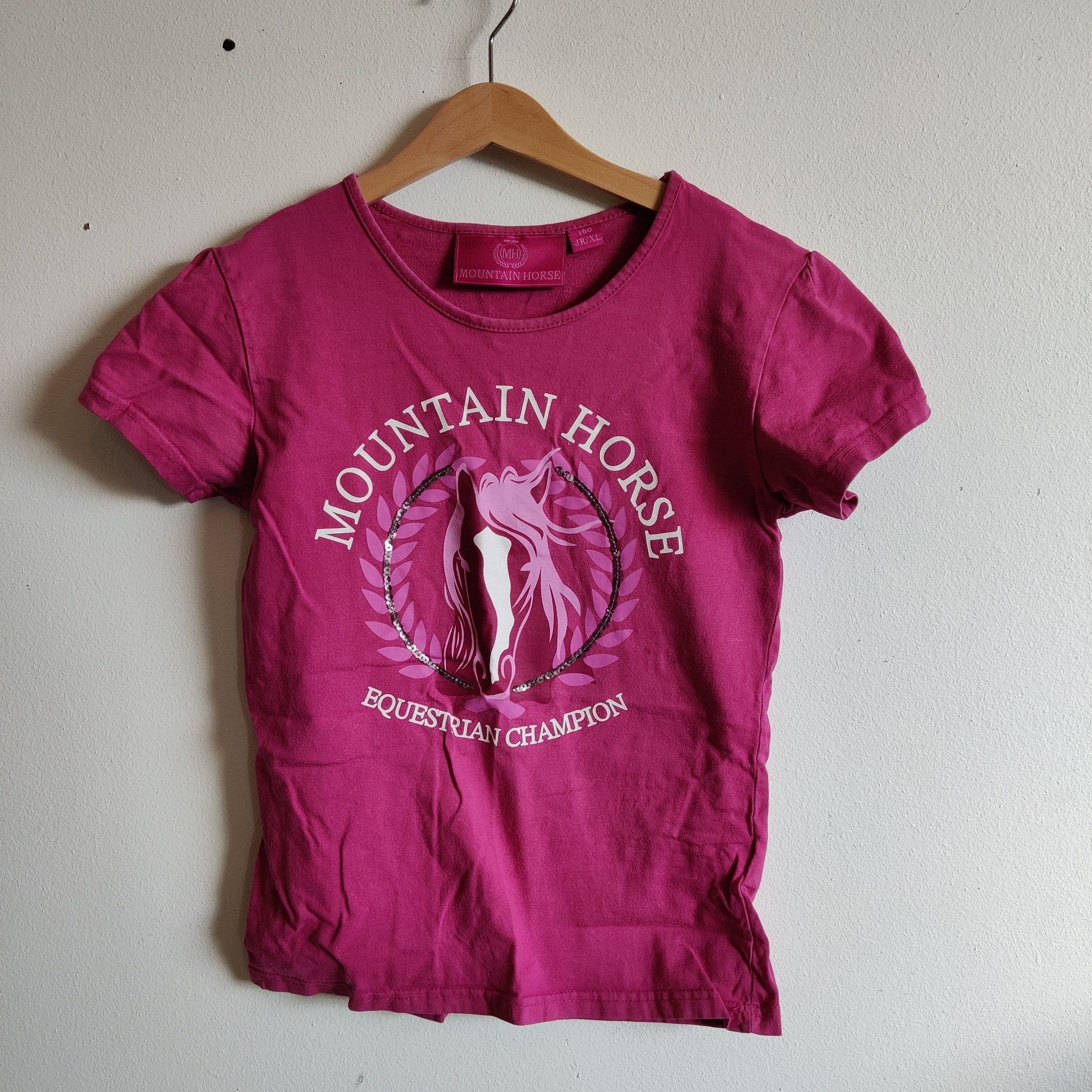 Rosa t-shirt 160 cl Mountain Horse