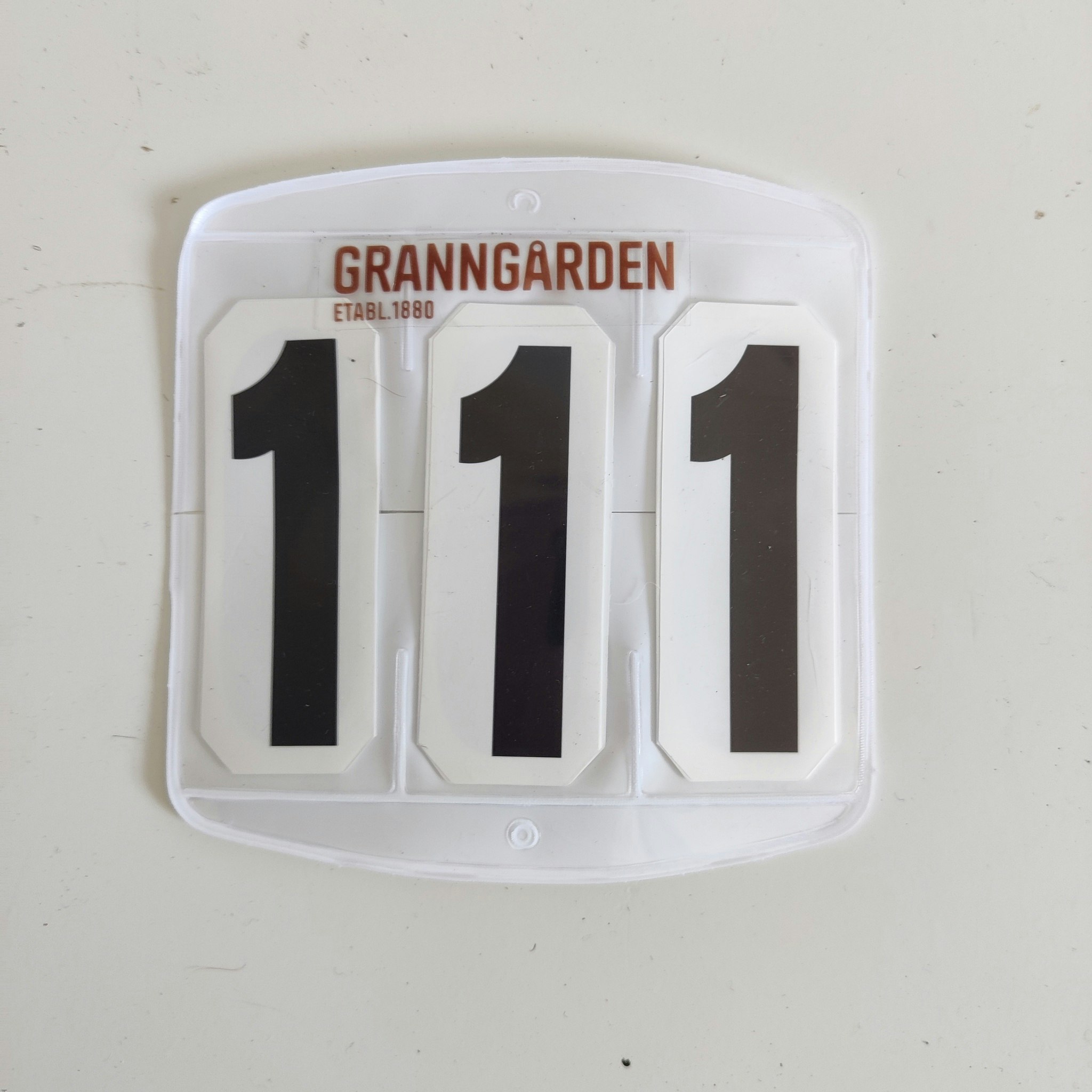 Startnummer Granngården